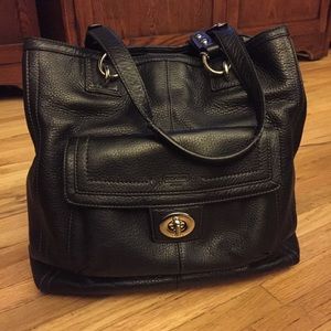 PRICE DROP! Genuine leather Coach bag